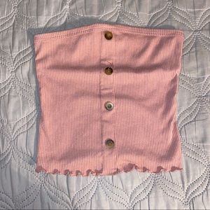 Pink tube top